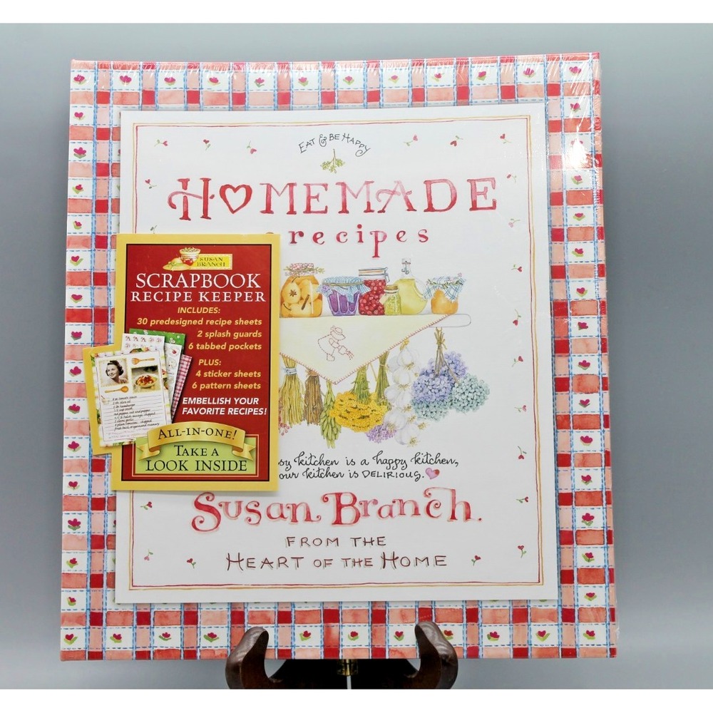 Susan Branch Homemade Recipes Keeper Binder Scrapbook Heart of the Home NEW